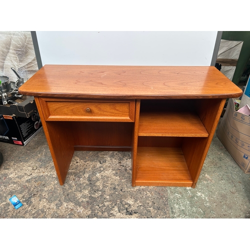 483 - Small Wooden Desk - 42W x 28H x 16D