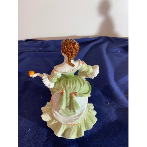 7 - Coalport lady figurine - Nell Gwynn - 9” tall - excellent condition