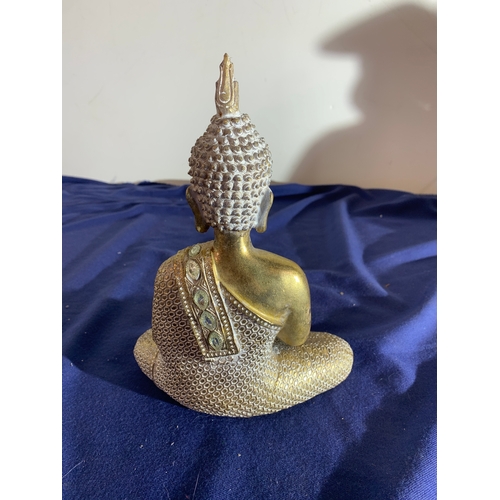 15 - Buddha figure - 11” tall