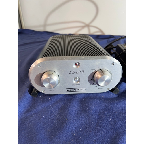 81 - Music fidelity X-A1 integrated amplifier with power supply