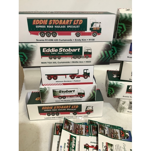 327 - 10 x Altas Editions Eddie Stobart lorries