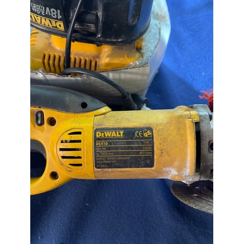 121 - DeWalt DC410 multi tool with 2x batteries and charger