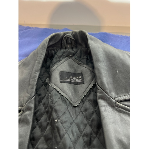 133 - 3x leather jackets inc Barneys quality jacket and 2 others - men’s - quality