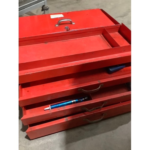 371 - Large red tool chest