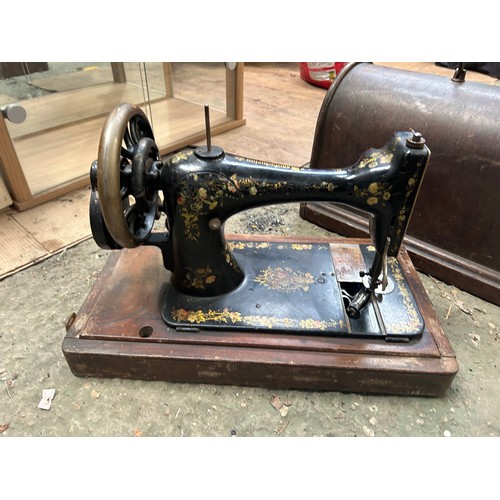 437 - Two Singer and a Jones Sewing Machines