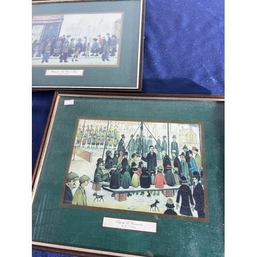 190 - 2x framed Lowry prints