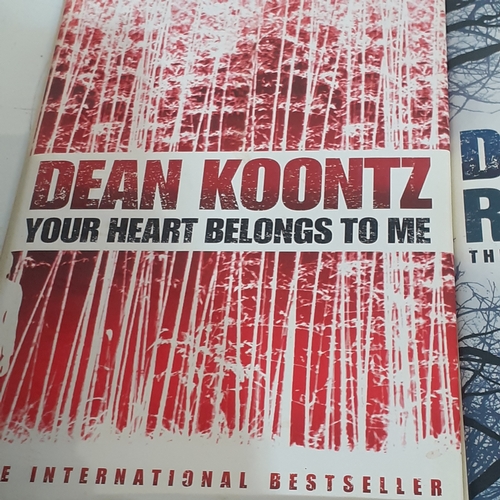 23B - 6 x Dean Koontz hardback books in good read condition.