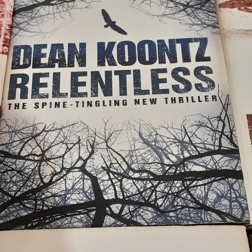 23B - 6 x Dean Koontz hardback books in good read condition.