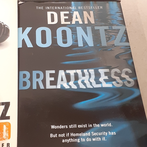 23B - 6 x Dean Koontz hardback books in good read condition.