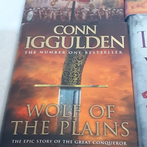 24B - 5 x Conn Iggulden hardback books in good clean read condition.