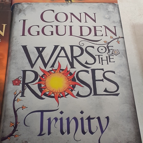 24B - 5 x Conn Iggulden hardback books in good clean read condition.