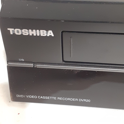 28B - Toshiba DVD/Video cassette recorder. Model DVR 20KB. Untested