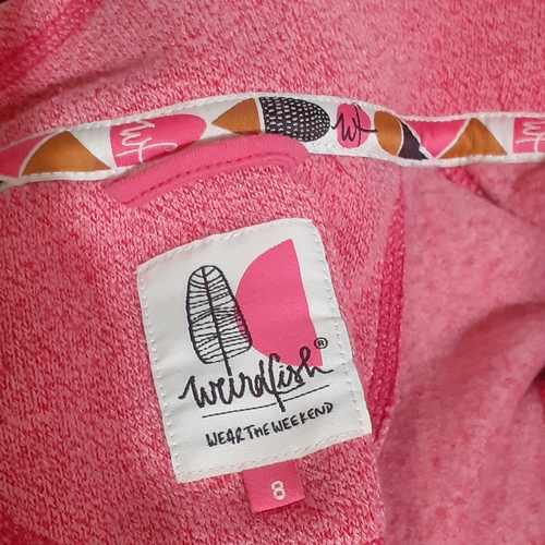 34B - Ladies Cotton Traders hooded jacket (small) and Wierd Fish pink lightweight jacket size 8.