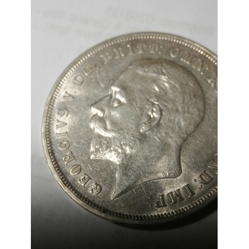 33A - COINS : 1935 crown in extremely fine condition