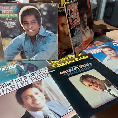 135A - Quantity of Charley Pride LP's. Favourite titles to add to collection