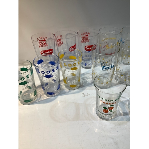 18 - Collectible glassses inc Serine and Fanta