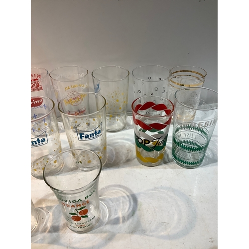 18 - Collectible glassses inc Serine and Fanta