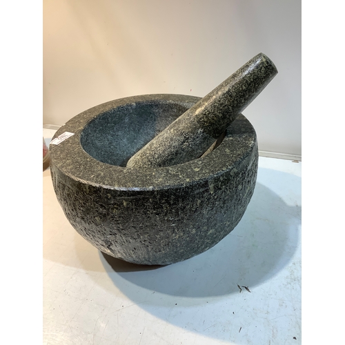 53 - Heavy pestle and mortar