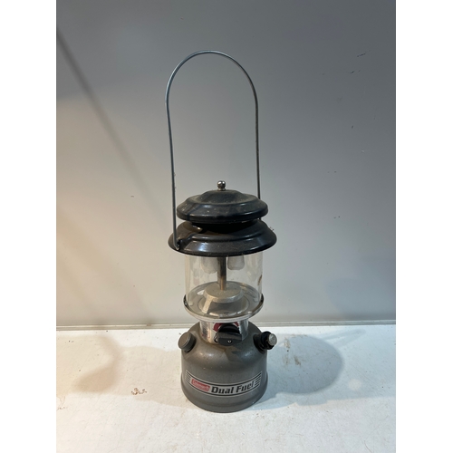 167 - Coleman dual fuel gas lantern