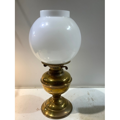 302 - Brass oil lamp