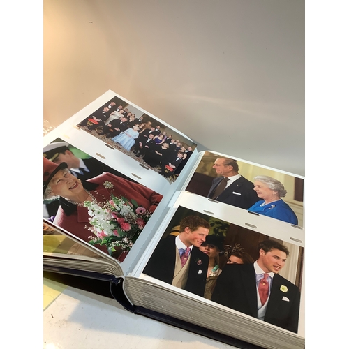 256 - Photograph album full of royal family photo postcards