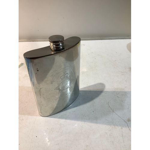 259 - Staffordshire 150 years police anniversary 1992 hip flask