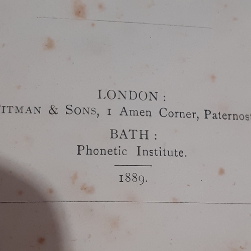 144B - Books. Shorthand. Pitmans shorthand, some published 1880s. Good condition given age.