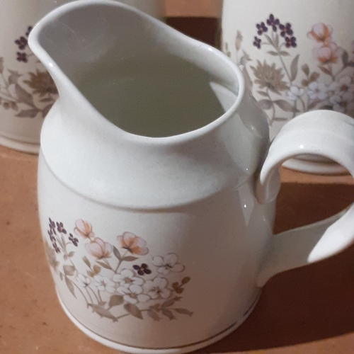 139A - Royal Doulton. 3 x jugs, 2 from 1981. Bredon Hill. Nice condition. No damage