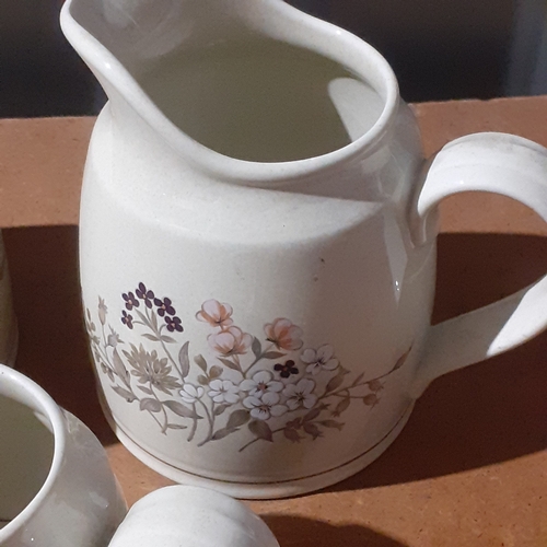 139A - Royal Doulton. 3 x jugs, 2 from 1981. Bredon Hill. Nice condition. No damage