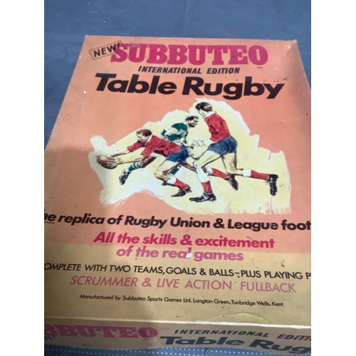 Subbuteo international edition table rugby