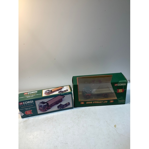Foden 8 Wheel Rigid Truck & Mini Van - Eddie Stobart
