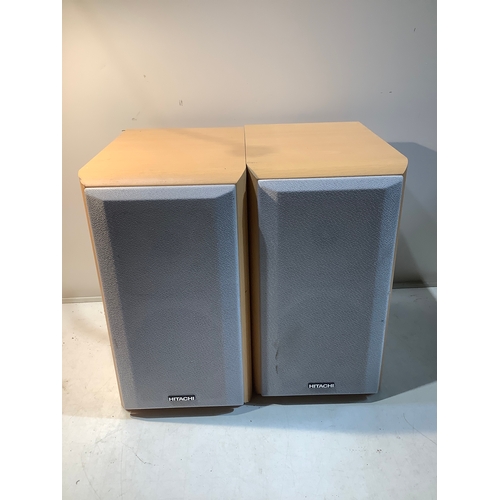 184 - Pair of Hitachi speakers model HS-M7