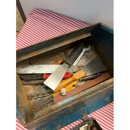 62 - 2x metal tool boxes with contents of mainly spanner’s inc brands Bedford, superslim, Britool and mor... 