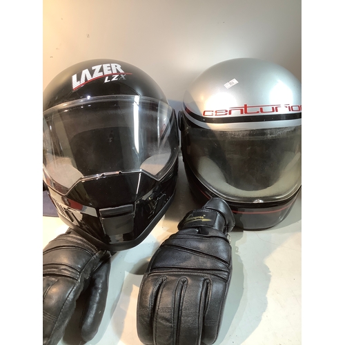 192 - Laser LZX helmet centurion helmet plus gloves