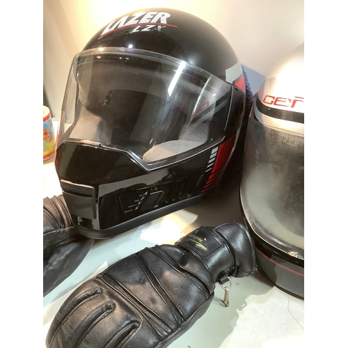 192 - Laser LZX helmet centurion helmet plus gloves