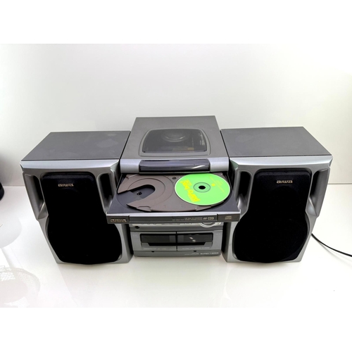 106 - Aiwa NSX-S303 stereo system - 3xCD player and tape player - untested