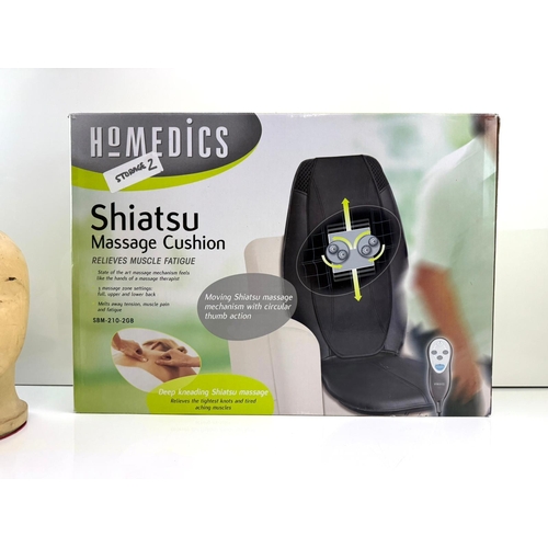 65 - Homedics shiatsu massage cushion - boxed