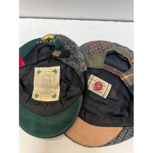 72 - Pair of Irish flat caps