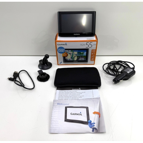 77 - Garmin Nuvi 55LM sat nav with box