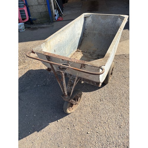 150A - Galvanised Animal Feed Barrow