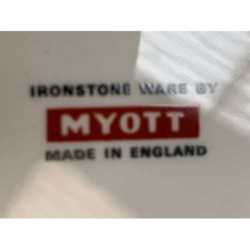 169 - Set of Myott ceramics inc plates, oven dishes, cups, saucers etc