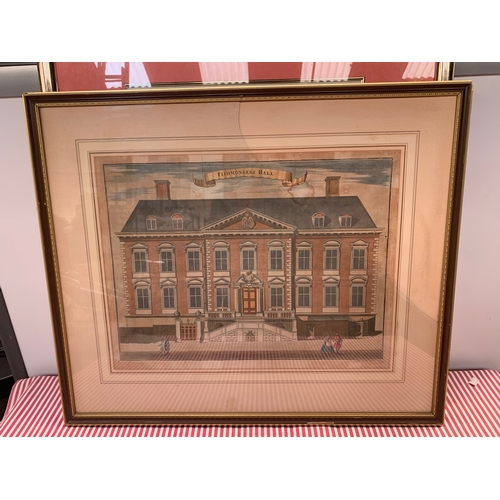 102 - Prints of Fishmongers Hall and Danish Village Ltd Edition 232/380