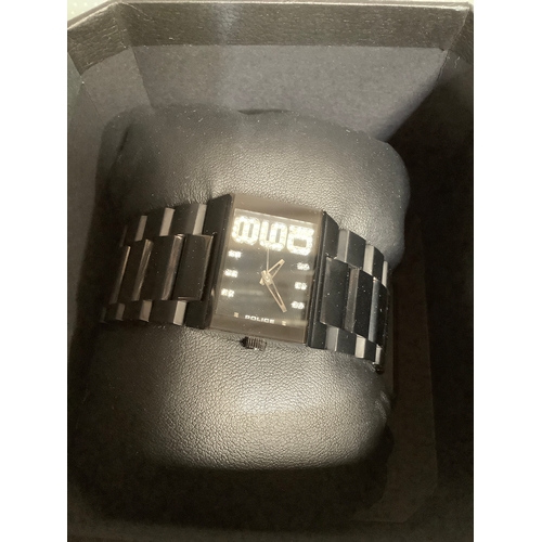 46 - Designer police watch