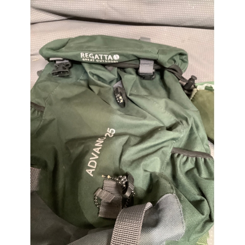 126 - 2 rucksacks one includes a regatta