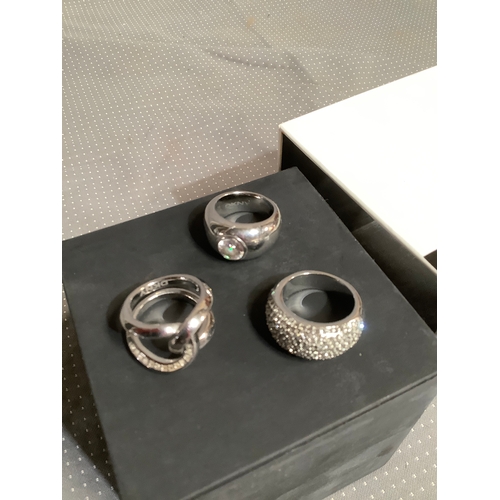 131 - 3 designer DKNY rings
