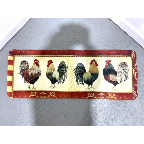 162 - Anti fatigue runner - 45x120cm - chicken themed