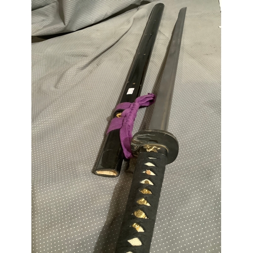 153 - Japanese hand forged sword with sheath