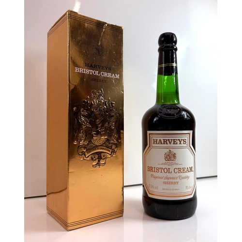 53 - Sealed bottle of Harvey’s Bristol cream sherry 70cl