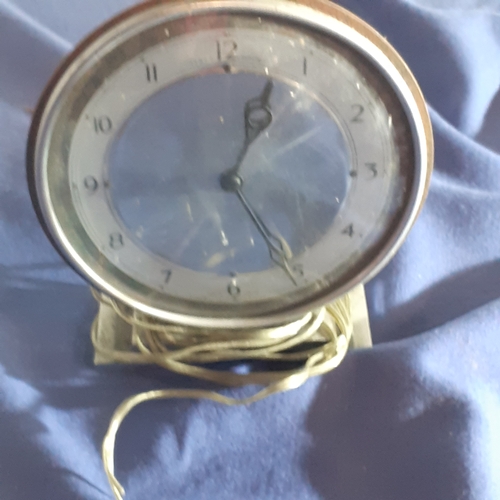 59A - Vintage Temco Electric clock. Heavy iron casing. Sold as spares.