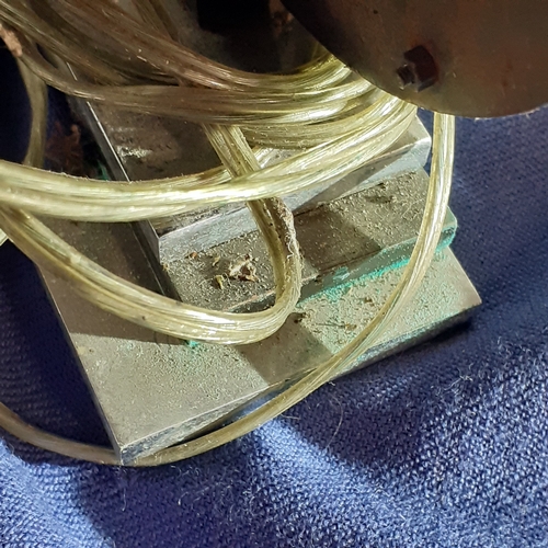 59A - Vintage Temco Electric clock. Heavy iron casing. Sold as spares.